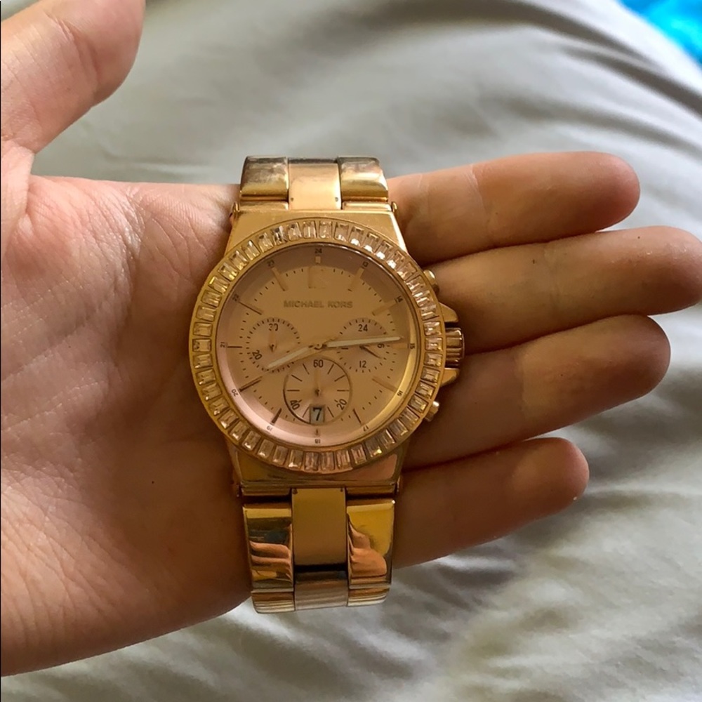 Rose Gold MK Watch